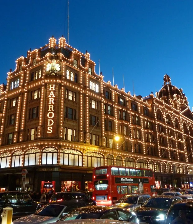 beautiful view of harrods