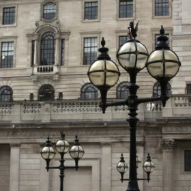 view street lights london city